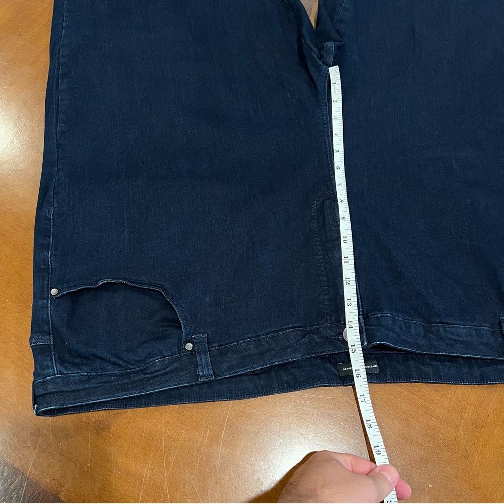 Universal Standard Sava High Rise Flare Jeans Dark Indigo Wash Approximating 30 - Picture 10 of 16